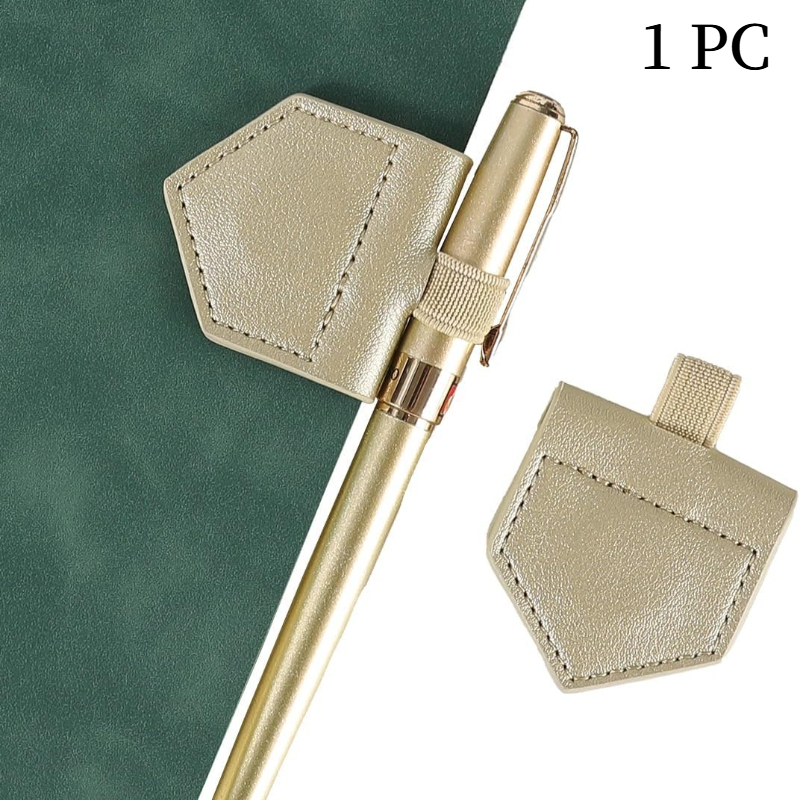 Bookmark Magnetic Clip - 1pc 磁気 PU レザーブックマーク ペンホルダー付き PU
