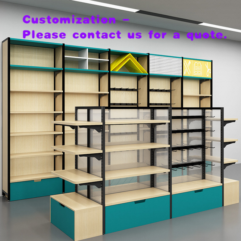 Stationery Office Supply Store - カスタム文具店デザイン棚 カスタムペンラック 書店 オフィス用品 スポーツ用品陳列棚 ディスプレイキャビネット