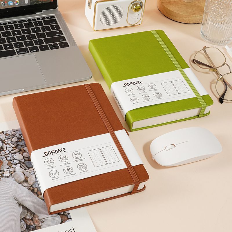 Notebook Dotted A5 - Cuaderno A5 ドットノートブック バレットハードカバーダイアリー 120gsm ジャーナル