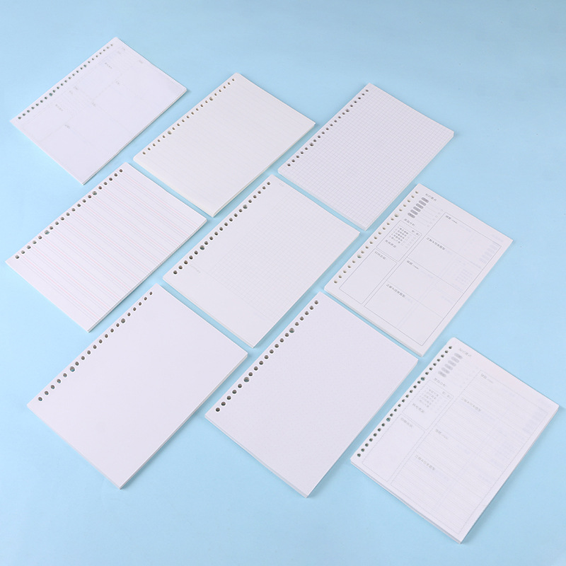 Notebook Dotted A5 - A4 a5 b5ノートブックジャーナルミディアムクラフトグリッドドット毎日のホワイトプランナーブック時間管理プランナー学用品文房具
