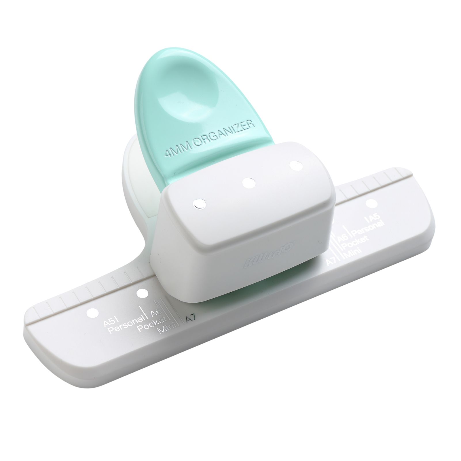 Paper Punch 3 Hole - 新しい4mm穴あけパンチ デイリープランナー 調整可能な3穴ペーパーパンチ A8/A7/A7ポケット/A6/A6パーソナル/A5サイズ 8枚ノート対応