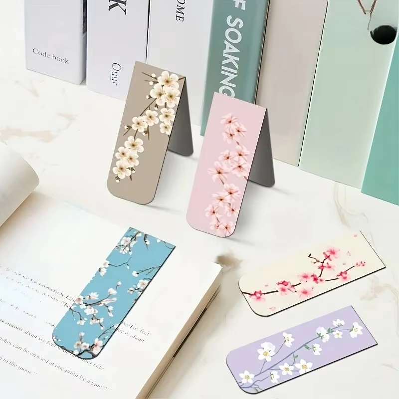 5 個の磁気ブックマーク女性用フラワープランナー磁気ブックマ - Bookmark Magnetic Clip のレビューと価格