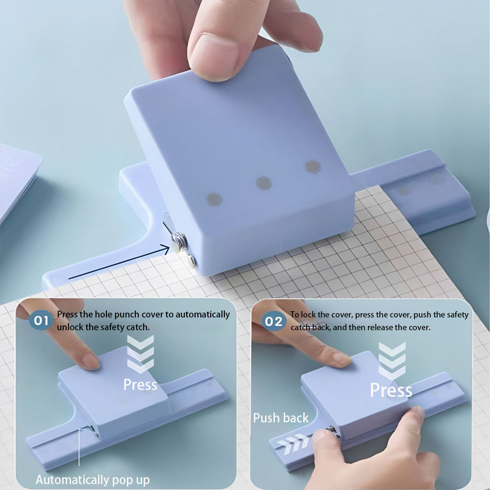 3穴パンチ、スクラップブックパンチ、A5/B5用紙に対応、オ - Paper Punch 3 Hole のレビューと価格