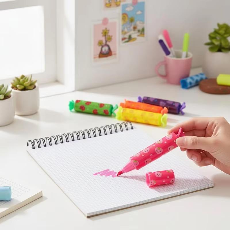 [新品] カラフルなミニ蛍光ペン キャンディーパステル蛍光ペ - Highlighter Set Pastel のレビューと価格