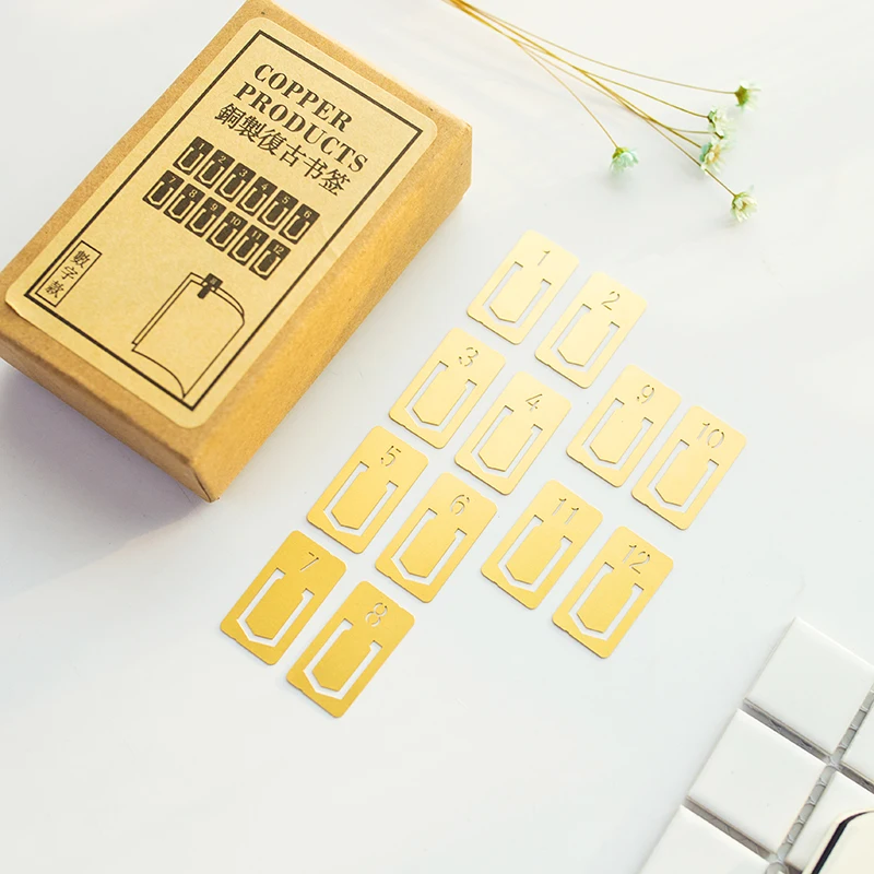 ノートブック用ヴィンテージ銅ブックマーク、ミニレトメタルブッ - Stationery Office Supply Store のレビューと価格