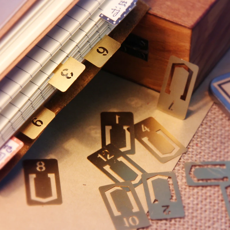ノートブック用ヴィンテージ銅ブックマーク、ミニレトメタルブッ - Stationery Office Supply Store のレビューと価格