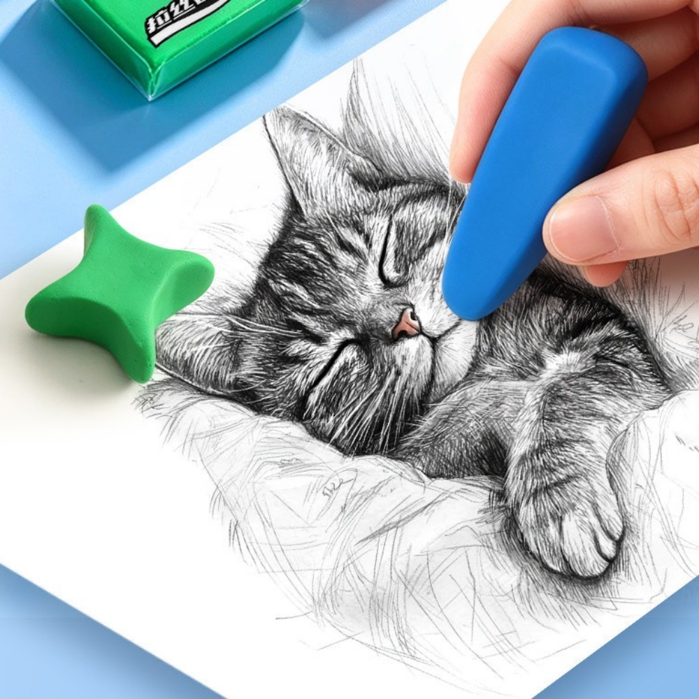 M&G 鉛筆消しゴム 描画アート用練り消しゴム カラフルな消 - Rubber Eraser Kneaded のレビューと価格
