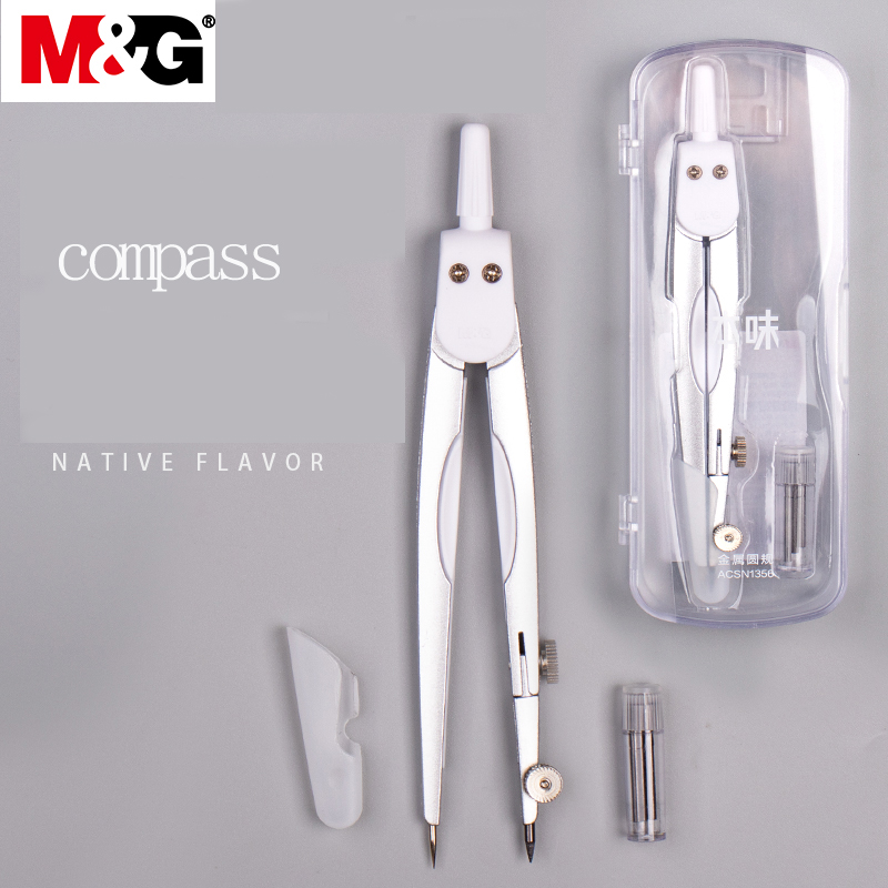 M&G ジオメトリスクールコンパス、製図、円描画ツール、収納 - Compass Geometry Set のレビューと価格