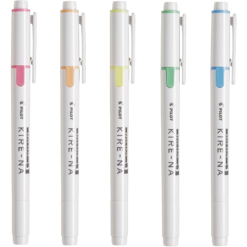 パイロット キレナ ハイライターペンセット デュアルチップ  - Highlighter Set Pastel のレビューと価格