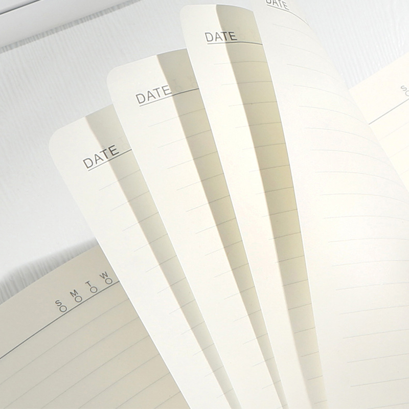 A5 ノートブック模造リネンハードカバー弾性バンド付き 19 - Notebook Dotted A5 のレビューと価格