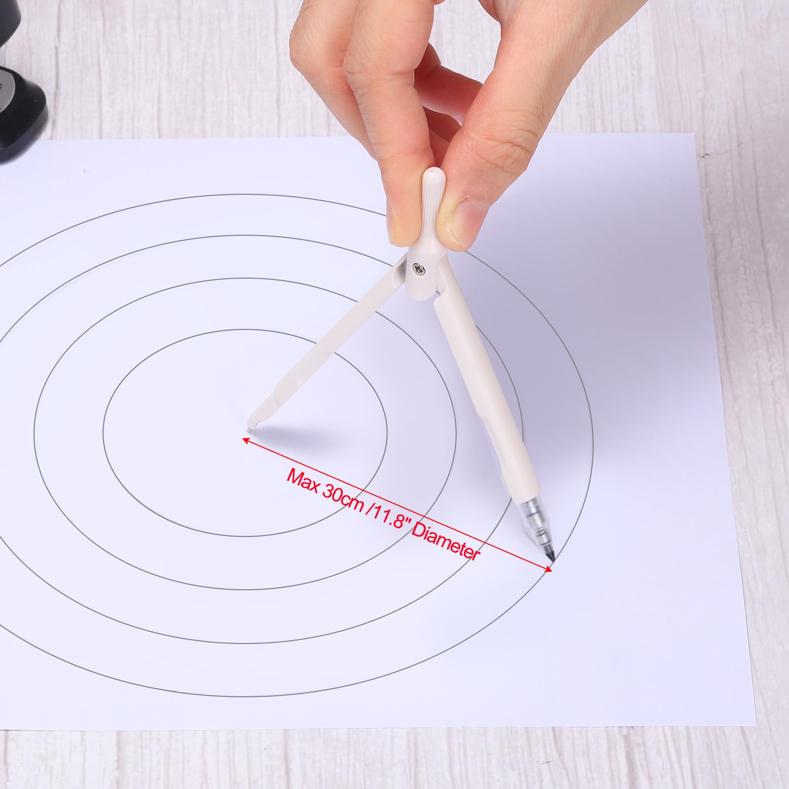 コンパスセット金属製プロフェッショナルリードリフィル消しゴム - Compass Geometry Set のレビューと価格