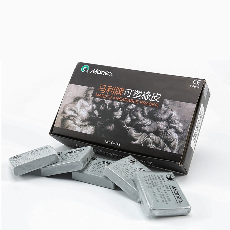 練りパステルラバーアートスケッチ描画鉛筆消しゴムアーティスト - Rubber Eraser Kneaded のレビューと価格