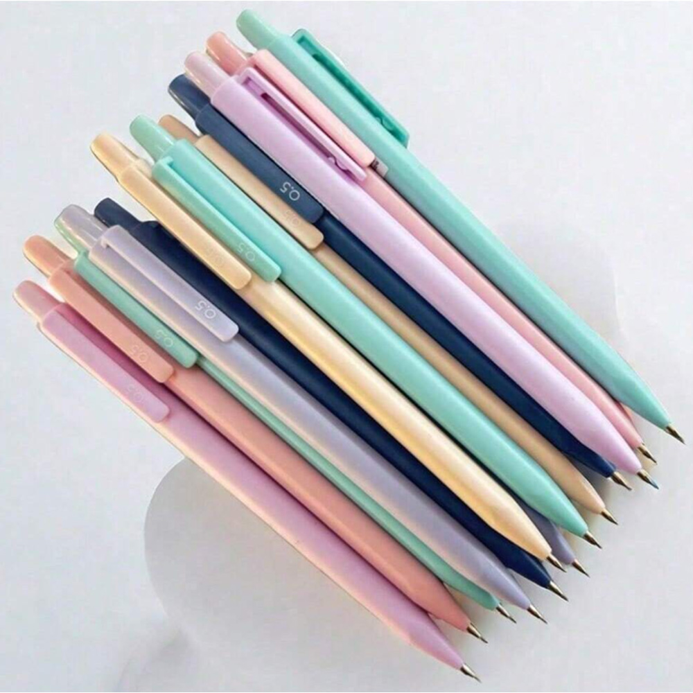 かわいいパステルシャープペンシルセット、0.5mmと0.7m - Highlighter Set Pastel のレビューと価格