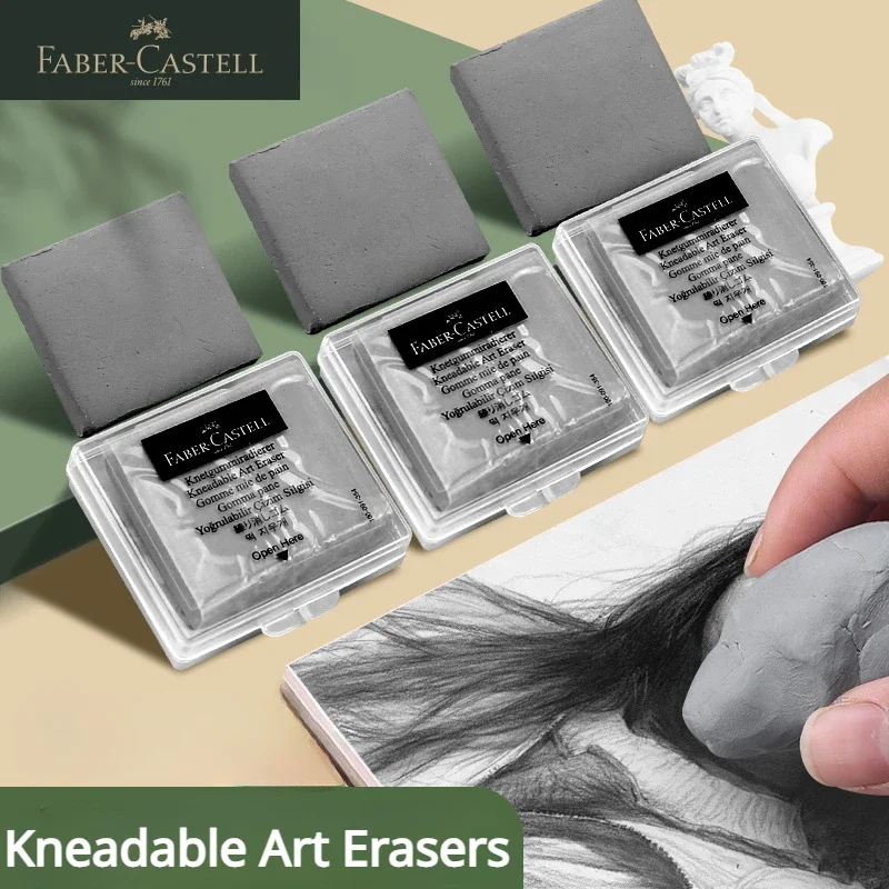 4PC ファーバーカステル練り消しゴムソフトアート消しゴムケ - Rubber Eraser Kneaded のレビューと価格