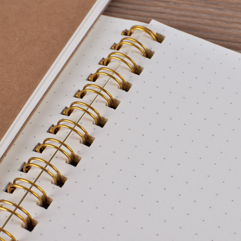 A5ノートブックジャーナル中クラフトグリッドドットブランク毎 - Notebook Dotted A5 のレビューと価格