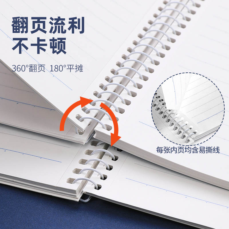 Kokuyo-スパイラルブックコイルノートブックa5b6,2 - Notebook Dotted A5 のレビューと価格