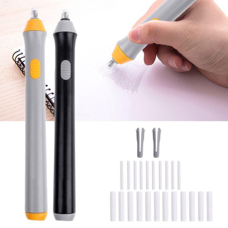 1Pc 電動消しゴム鉛筆描画機械式かわいい練り消しゴム子供の - Rubber Eraser Kneaded のレビューと価格