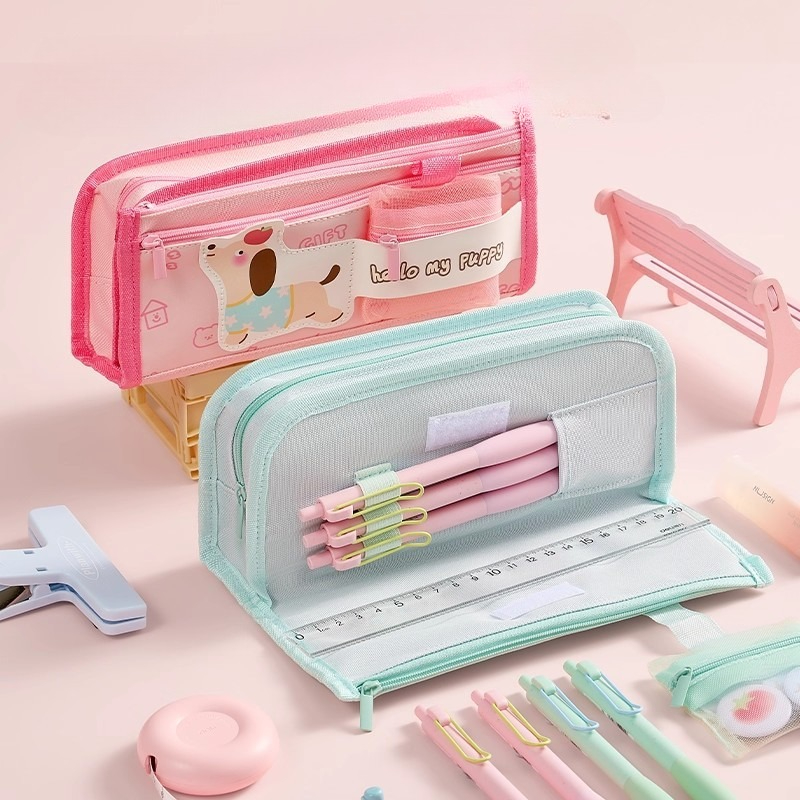 鉛筆バッグ 耐摩耗性 持ち運びが簡単 文房具の保管に オフィ - Stationery Office Supply Store のレビューと価格