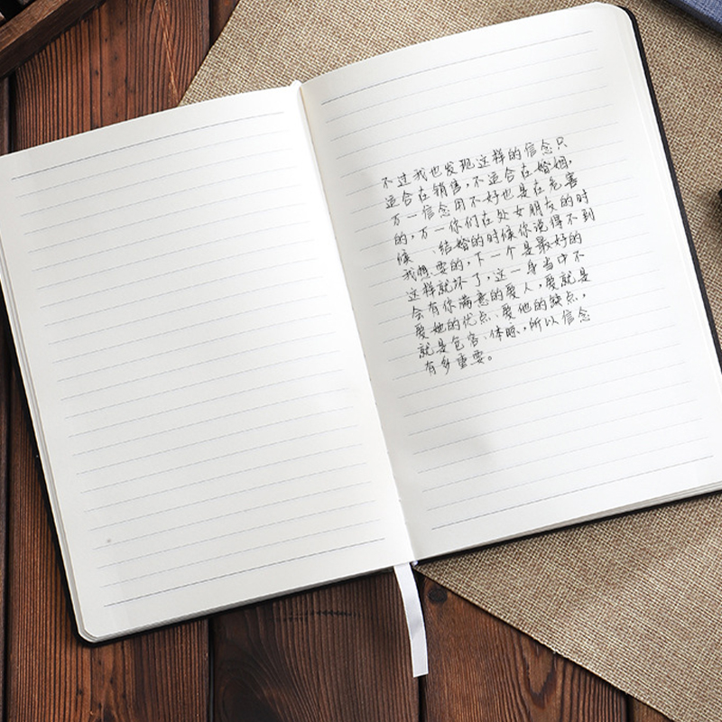 伸縮性のあるバンド付きA5ジャーナルリネン布製ハードカバーノ - Notebook Dotted A5 のレビューと価格