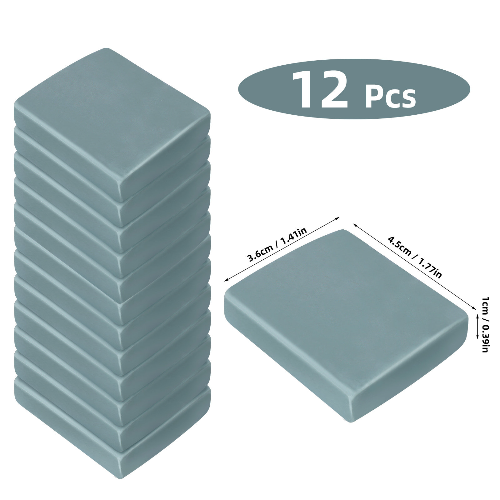 12個入りアート用消しゴム、描画用練り消しゴム、柔らかく柔軟 - Rubber Eraser Kneaded のレビューと価格