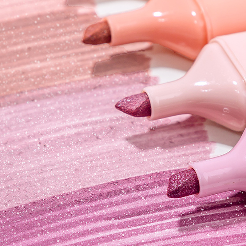 きらびやかな色の光沢のあるペンセット、きらびやかな蛍光マーカ - Highlighter Set Pastel のレビューと価格