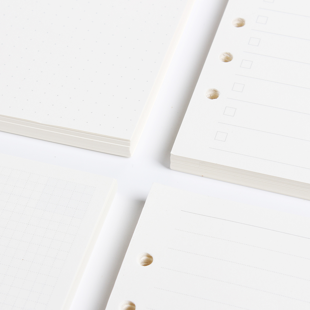 古典的な6穴バインダーノートブック内紙コア/補充インナー論文 - Notebook Dotted A5 のレビューと価格