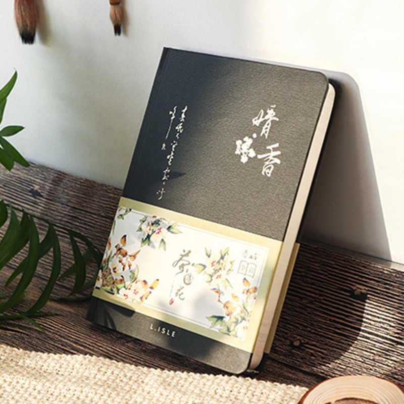 新しいクリエイティブ中国風ハードカバーノートブックカラフルな - Notebook Dotted A5 のレビューと価格