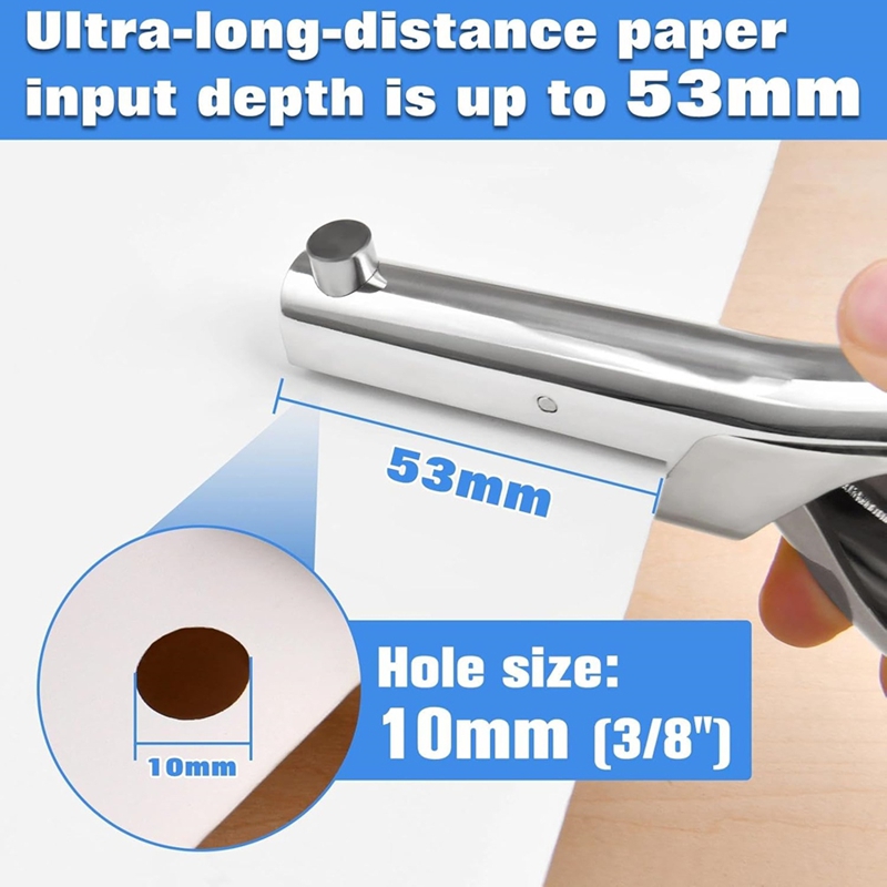 ディープスロートヘビーデューティーハンドヘルドシングルホール - Paper Punch 3 Hole のレビューと価格